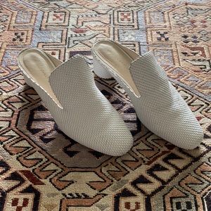 Intentionally Blank - white mules